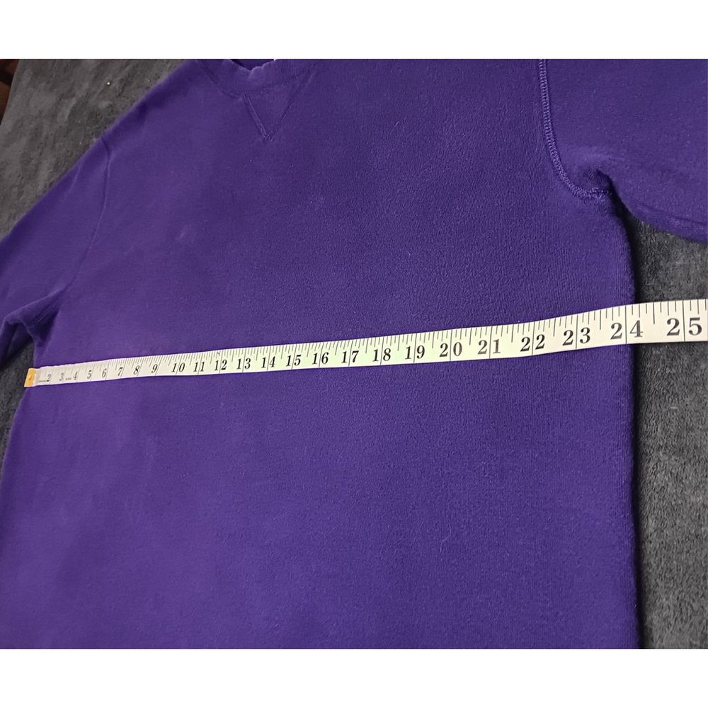 On Your Mark Women's Large Sweatshirt Pullover Crewneck Long Sleeve Purple - Picture 6 of 8